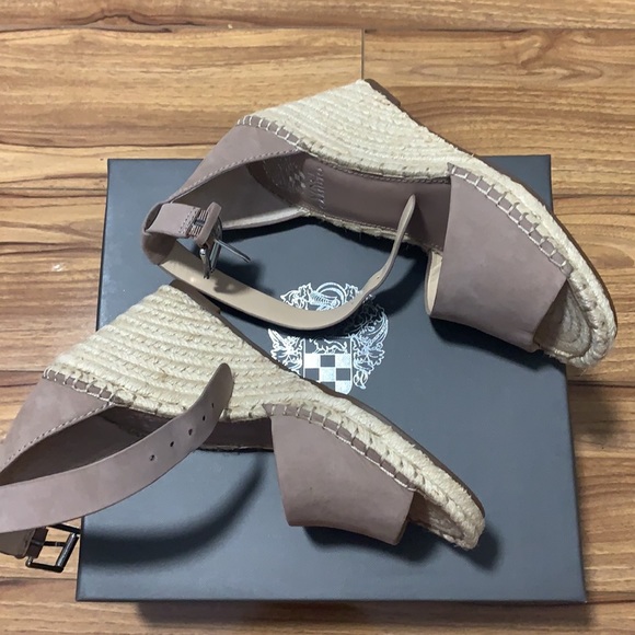 Vince Camuto Leera Wedges in Dusty Mink - Picture 6 of 10